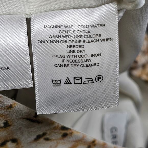 Great Jones Python Ruffle Dress Size 0 Midi V-Neck A-Line Sleeveless Flirty Boho - Picture 8 of 10